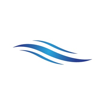 Water wave icon vector