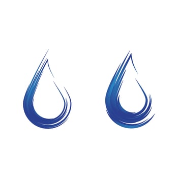 water drop Logo Template vector