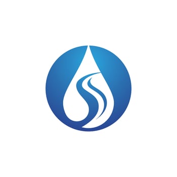 water drop Logo Template vector