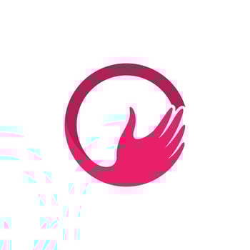 Hand Care icon Template vector illustration