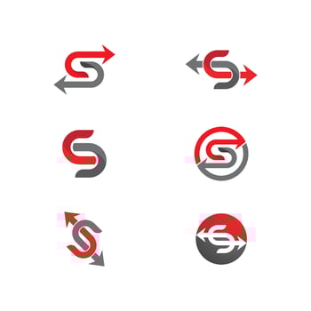 Business corporate S letter logo vector