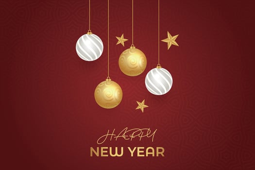 Chinese Lunar New Year festival 2024 celebration, Happy New Year background decorative elements. vector