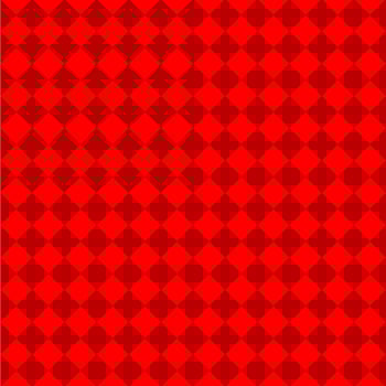 Vector illustration of checkered, rhombus pattern. red abstract background. Retro color concept. Vector Illustrator.