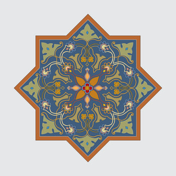 Arabic and Islamic ornaments for wall and home decoration vector