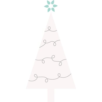 cute Christmas trees, Christmas trees with transparent background vector