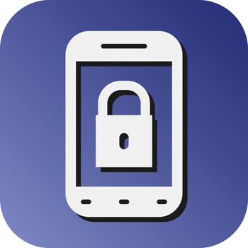 Access Vector Glyph Gradient Background Icon For Personal And Commercial Use.