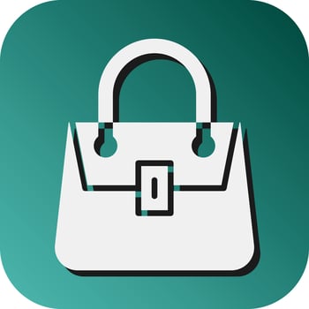 Purse Vector Glyph Gradient Background Icon For Personal And Commercial Use.