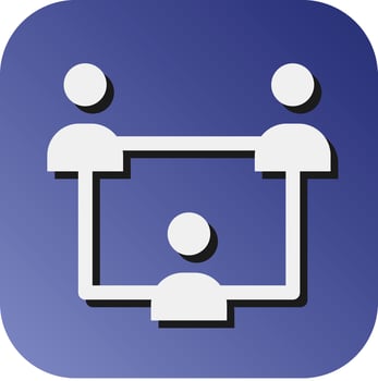 Social Science Vector Glyph Gradient Background Icon For Personal And Commercial Use.