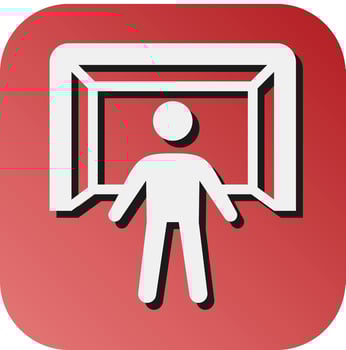 Goalie Vector Glyph Gradient Background Icon For Personal And Commercial Use.