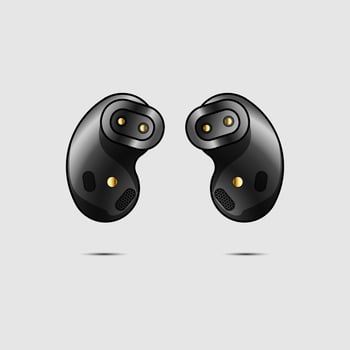 Explore our high-quality earphone illustrations, showcasing sleek and modern designs.  Perfect for tech-related projects, advertisements, and audio-focused visuals. vector