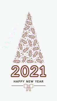 Merry Christmas cards. Christmas, Holiday templates with greetings, Christmas Tree. Banner or header and copy space. vector