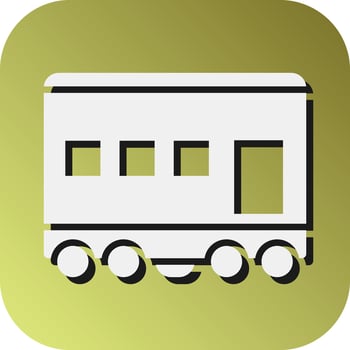 Wagon Vector Glyph Gradient Background Icon For Personal And Commercial Use.