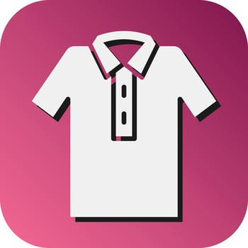 T Shirt Vector Glyph Gradient Background Icon For Personal And Commercial Use.