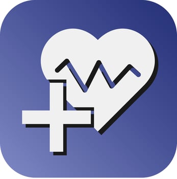 Health Care Vector Glyph Gradient Background Icon For Personal And Commercial Use.