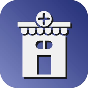 Pharmacy Vector Glyph Gradient Background Icon For Personal And Commercial Use.