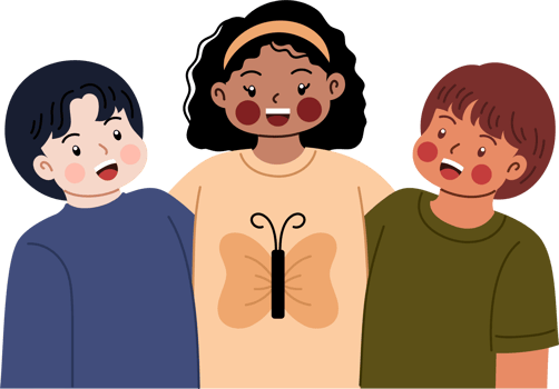multi race friendship cartoon illustration png