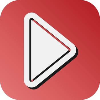 Play Vector Glyph Gradient Background Icon For Personal And Commercial Use.