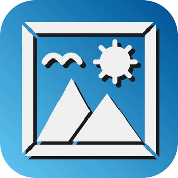 Picture Vector Glyph Gradient Background Icon For Personal And Commercial Use.