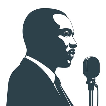Martin Luther King Jr. Day, vector illustration