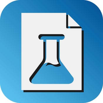 Science Report Vector Glyph Gradient Background Icon For Personal And Commercial Use.