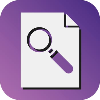 Case File Vector Glyph Gradient Background Icon For Personal And Commercial Use.