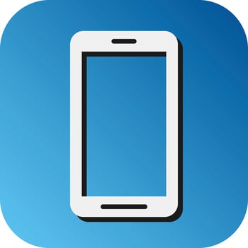 Mobile Vector Glyph Gradient Background Icon For Personal And Commercial Use.