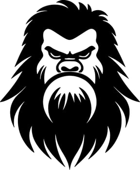 Bigfoot - Minimalist and Flat Logo - Vector illustration