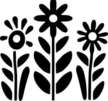 Flowers - High Quality Vector Logo - Vector illustration ideal for T-shirt graphic