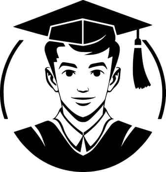 Grade, Black and White Vector illustration