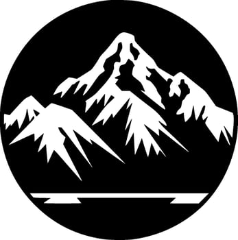 Mountain - Minimalist and Flat Logo - Vector illustration