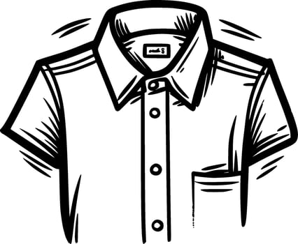 Shirt - Minimalist and Flat Logo - Vector illustration