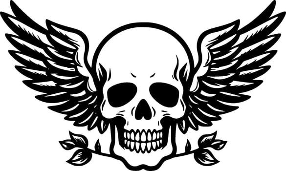 Skull - High Quality Vector Logo - Vector illustration ideal for T-shirt graphic