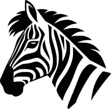 Zebra - High Quality Vector Logo - Vector illustration ideal for T-shirt graphic