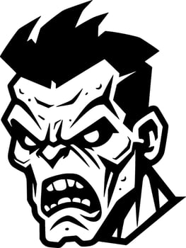 Zombie - High Quality Vector Logo - Vector illustration ideal for T-shirt graphic