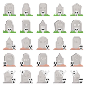 graveyard  pack illustration vector