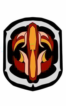Ilustration of shield vector