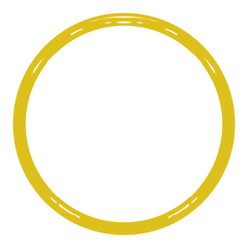 Zen Circle Icon Symbol on the Gold Color. Zen Illustration for Logo, Art Frame, Art Illustration, Website or Graphic Design Element. Format PNG