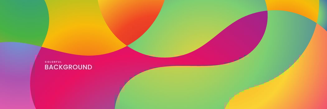 abstract summer colorful background with wave vector
