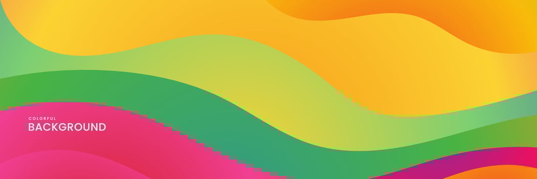 abstract colorful background with waves vector