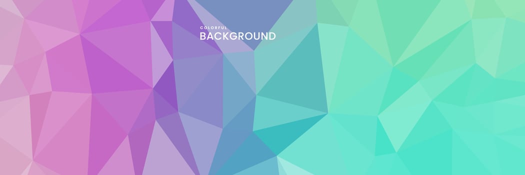 abstract creative geometric art colorful background with triangles vector