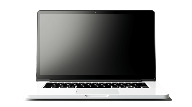 AI generated Modern Workspace Professional Using Laptop at Home Office Desk for Remote Work and Online Business, Generative Ai png