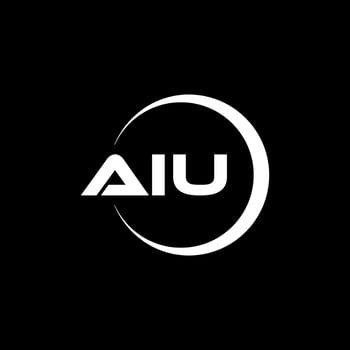 AIU Letter Logo Design, Inspiration for a Unique Identity. Modern Elegance and Creative Design. Watermark Your Success with the Striking this Logo. vector