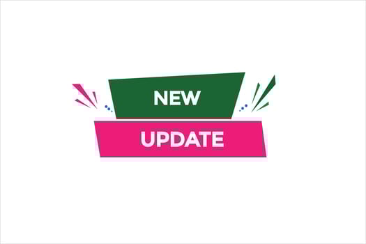new website, click button,new update level, sign, speech, bubble  banner, vector