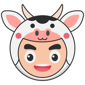 Cute Animal Head Baby Face Avatar Illustration png