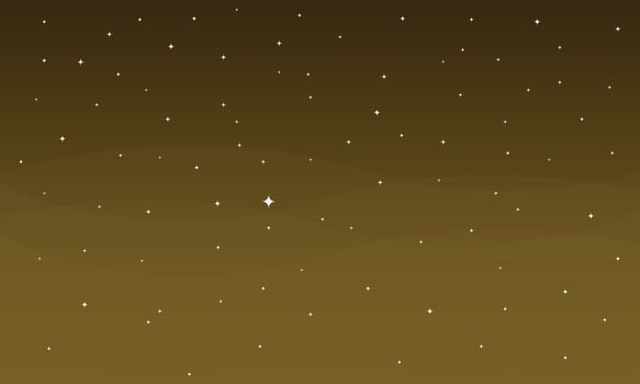 Vector modern yellow star background design