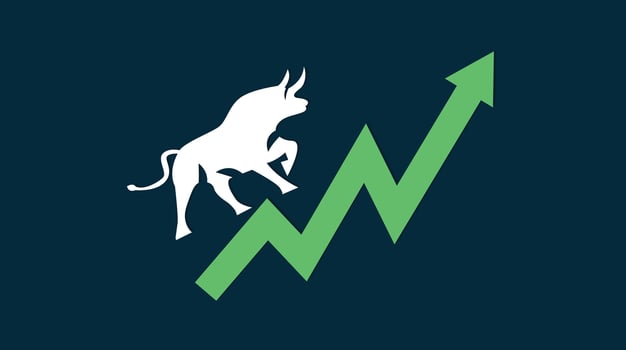 Crypto Market and Bull Run Projections concept Vector