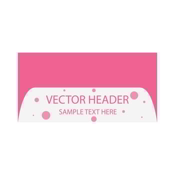header template illustration vector