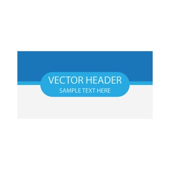 header template illustration vector