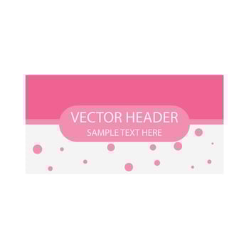 header template illustration vector