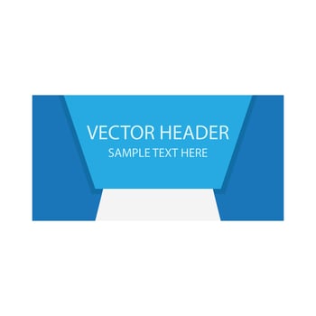 header template illustration vector
